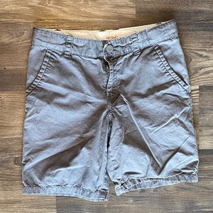 Boys' Flat Front Chino Shorts - Cat & Jack Gray 10